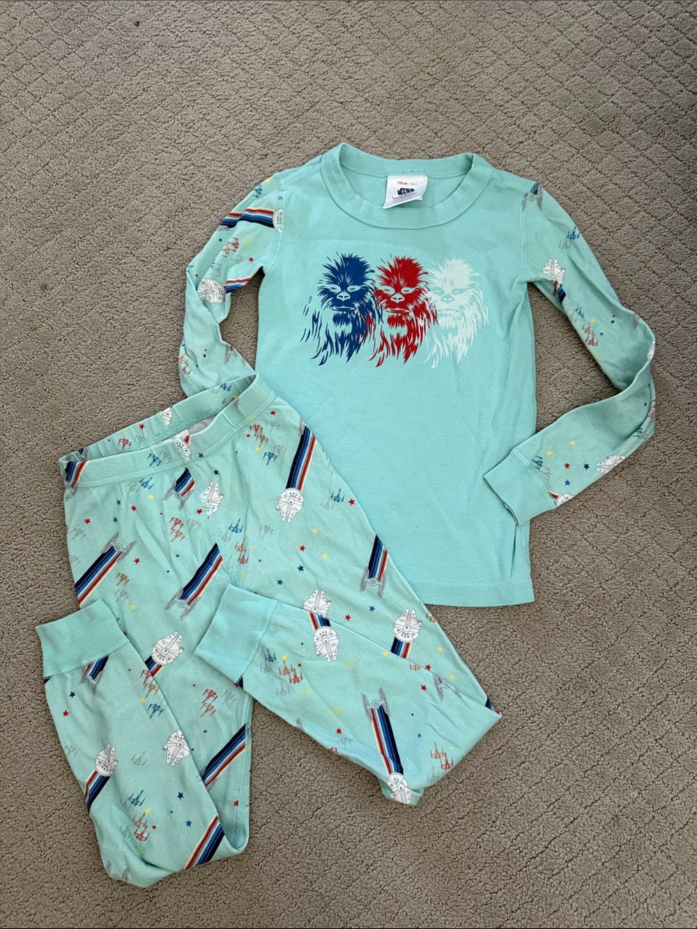 Hanna Andersson Kids Star Wars Chewbacca Pajama Set